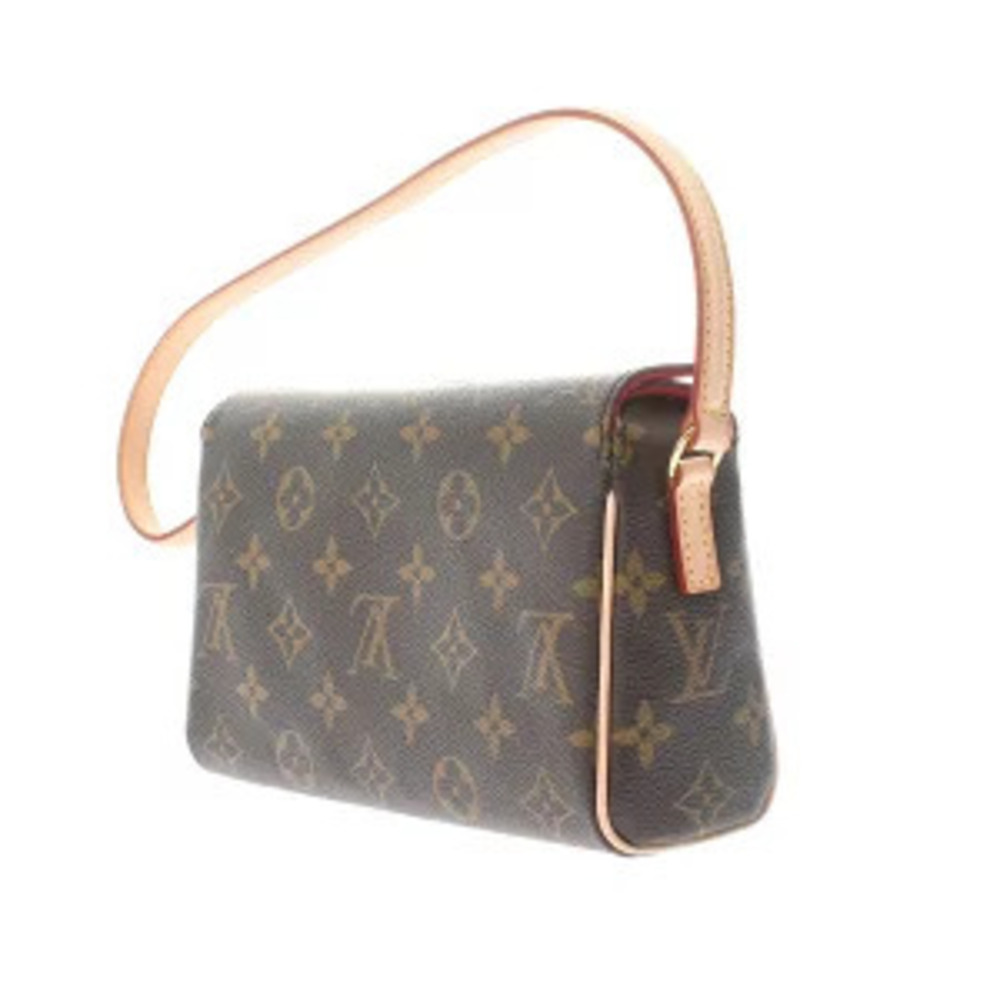 Louis Vuitton Recital Canvas Brown Bag Monogram Shoulder